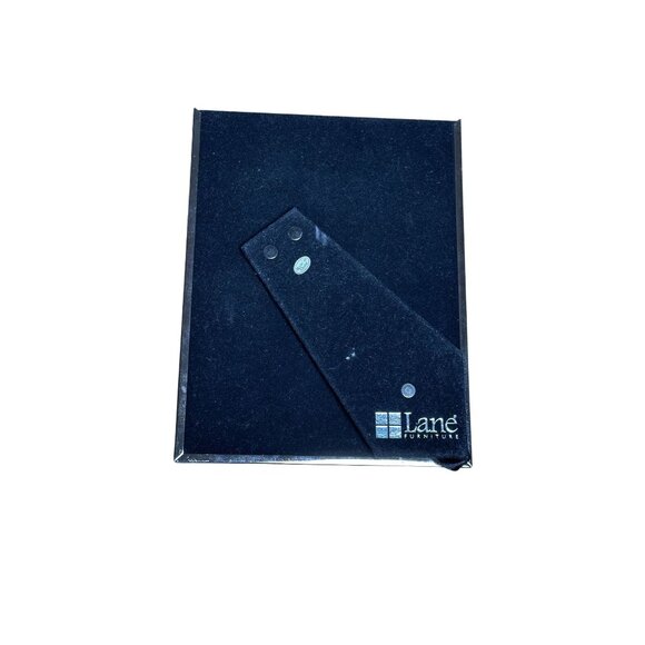 Lane Furniture Silver Picture Frame 5x7 Vintage Style Rope & Beaded Edge - Picture 3 of 6